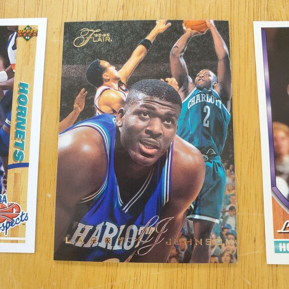 Larry Johnson 12 Different Cards Basketball 1991-92 Upper Deck 445 Top Prospects - Picture 4 of 13